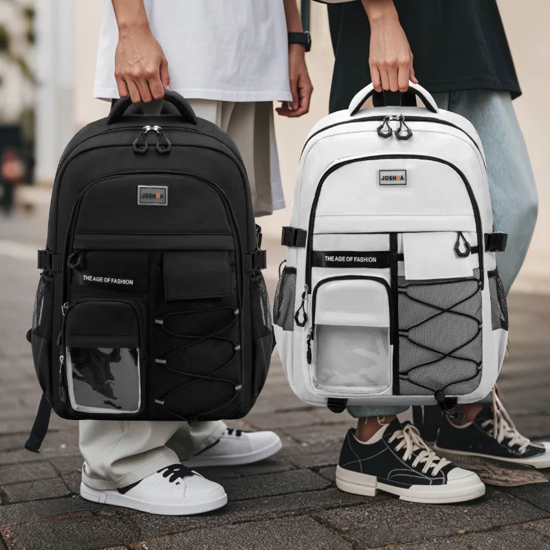 School Bags for Teenage Lightweight Junior High School Backpacks Students Schoolbag Large Grade 3-9 250809