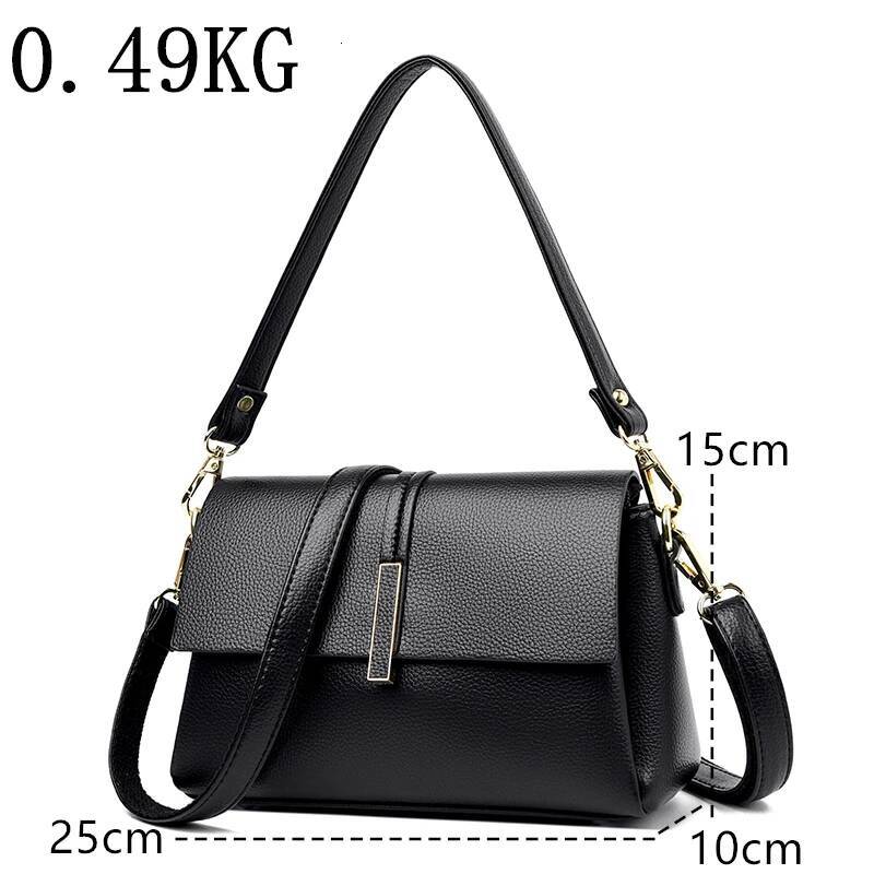 2024 Brand Crossbody Bags For Women Fashion Design Elegant Woman Shoulder Bag Female Handbag And Purses Solid Color