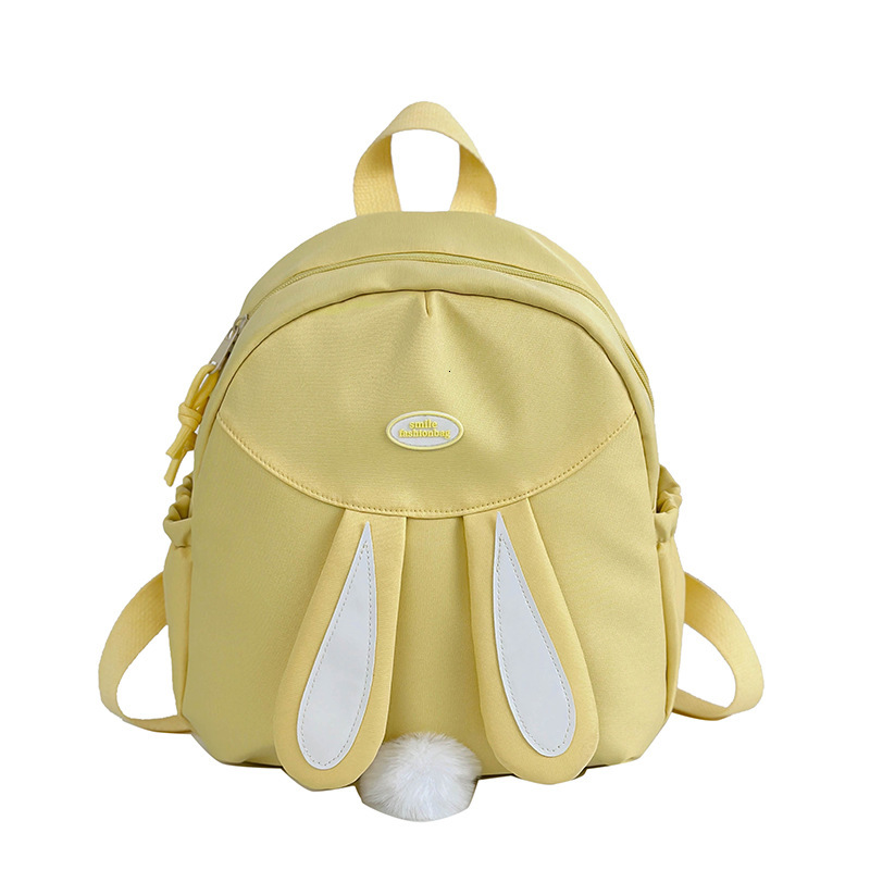 2025 Autumn New Unisex Style Backpack For Couples Ladies Fresh Style Student Rabbit Ear Cartoon Backpack Autumn New Designer Bag