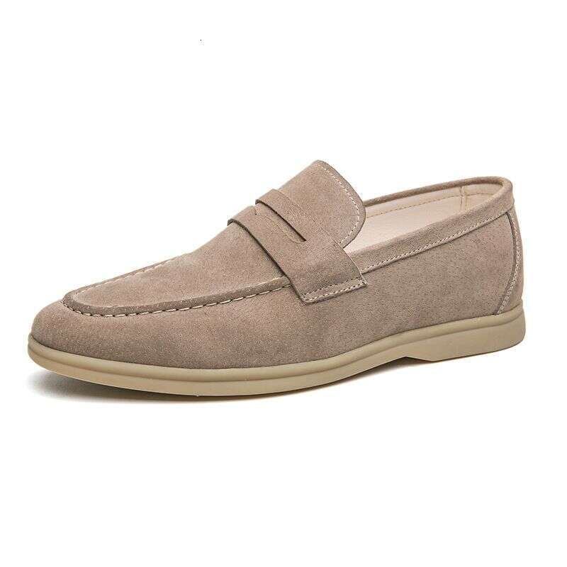 Men's Oversized Casual Fashionable Fitting Loafers, Trendy And Simple Formal Business Leather Shoes, Can Be Worn