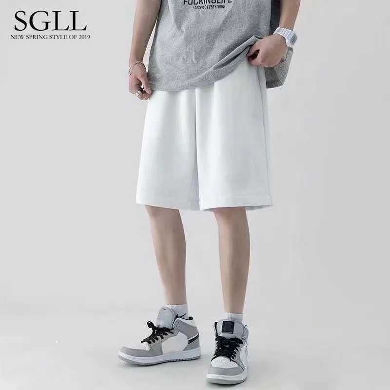 1pcs Men Oversized Shorts Casual Wide Leg Shorts Versatile Trend Loose Oversized Sports Shorts for Mens Fashion Sweatpants Y250814