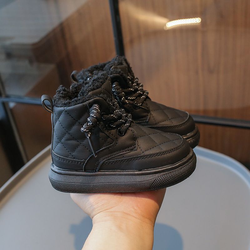 Winter Kids Boots Warm Plush Boys Toddler Girls Boots Fashion Children Casual Shoes Kidsnest Boys Girls Boots for Kids Size US 5C-12.5C