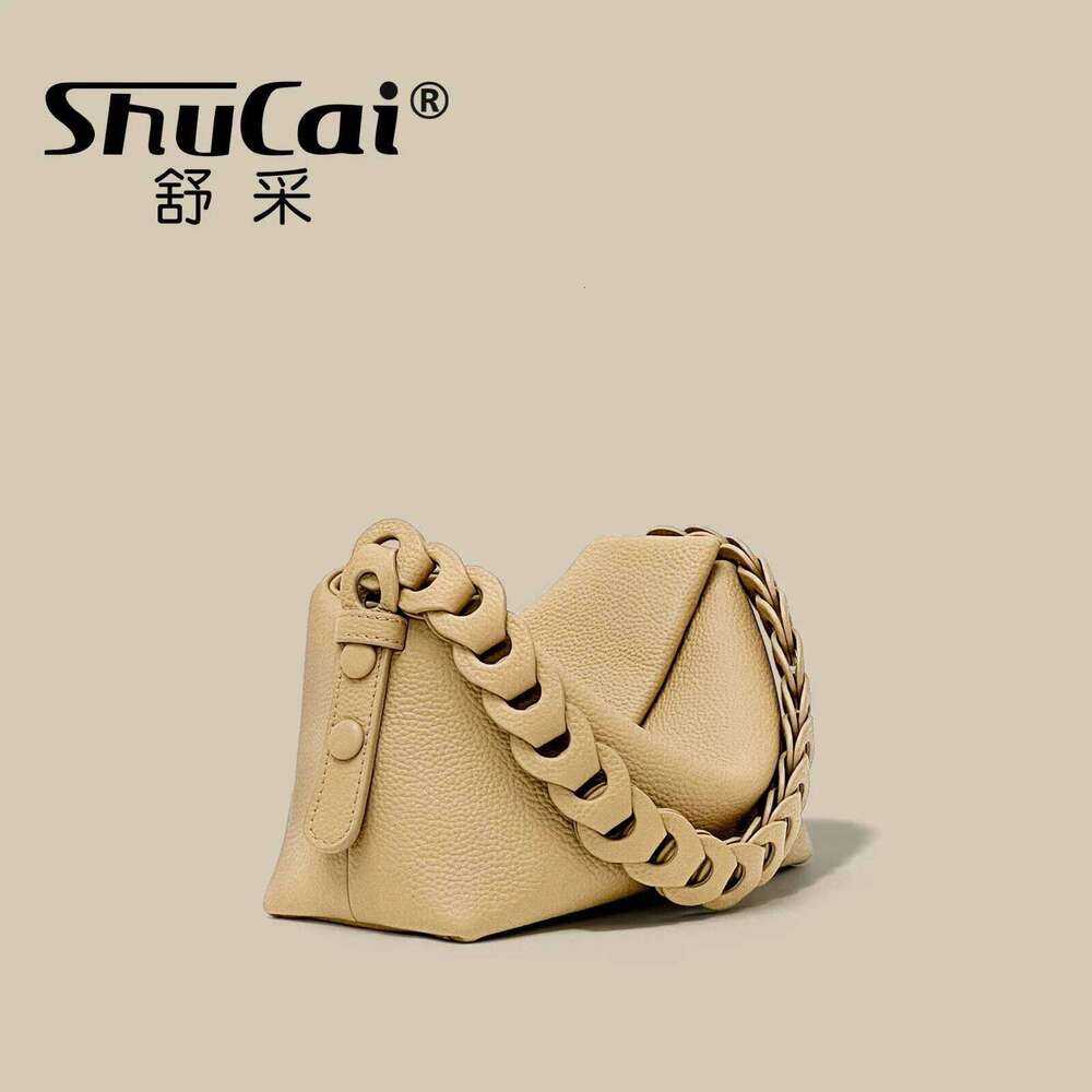 Designer bag 52 Genuine leather underarm female new niche woven single shoulder crossbody handbag simple fashion temperament pillow bag