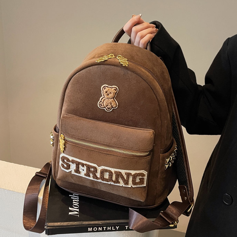 Autumn New Unisex Style Backpack For Women Large Capacity New Casual Student Campus Bag Travel Backpack Autumn New Designer Bag