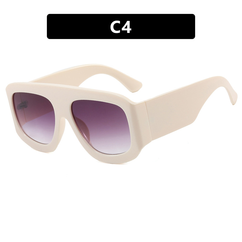 2025 New Arrival Women Over sized Square Sunglasses Trendy European American UV Protective Sunwear with High End Aesthetic