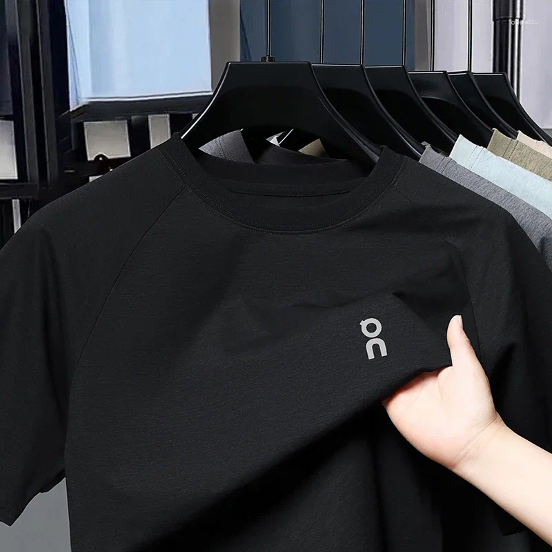 Men's T Shirts 2025 Summer Round Neck Short Sleeve T-shirt For Men Loose And Casual Versatile Top Trendy Brand Half