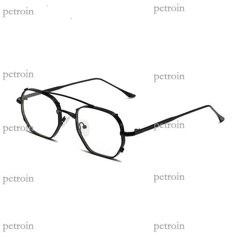 New Metal Fashion Double Bridge Trendy Versatile High-end Sunglasses Hot Sale