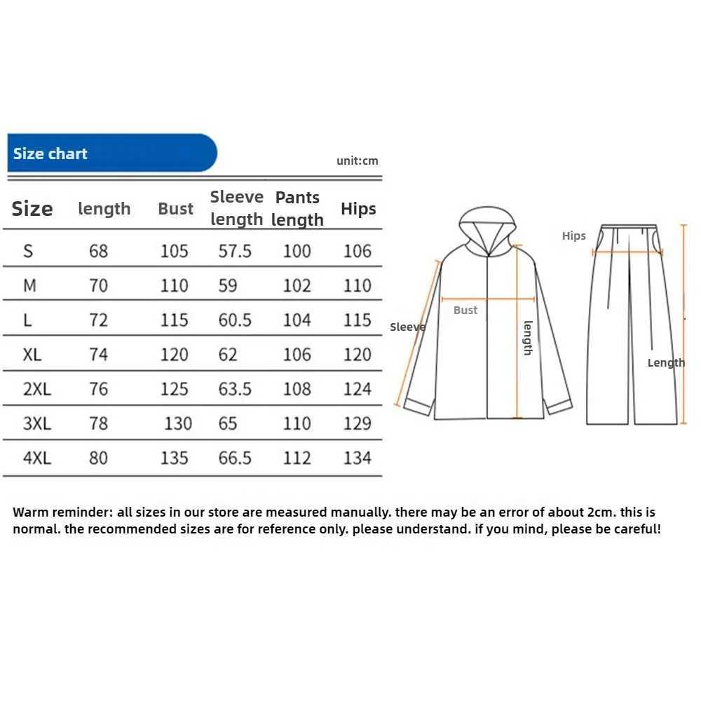 Adult Motorcycle Rider Raincoat Rainpants Waterproof Reflective Outdoor Cycling Hiking Rainproof Rain Suit Equipment Y250814