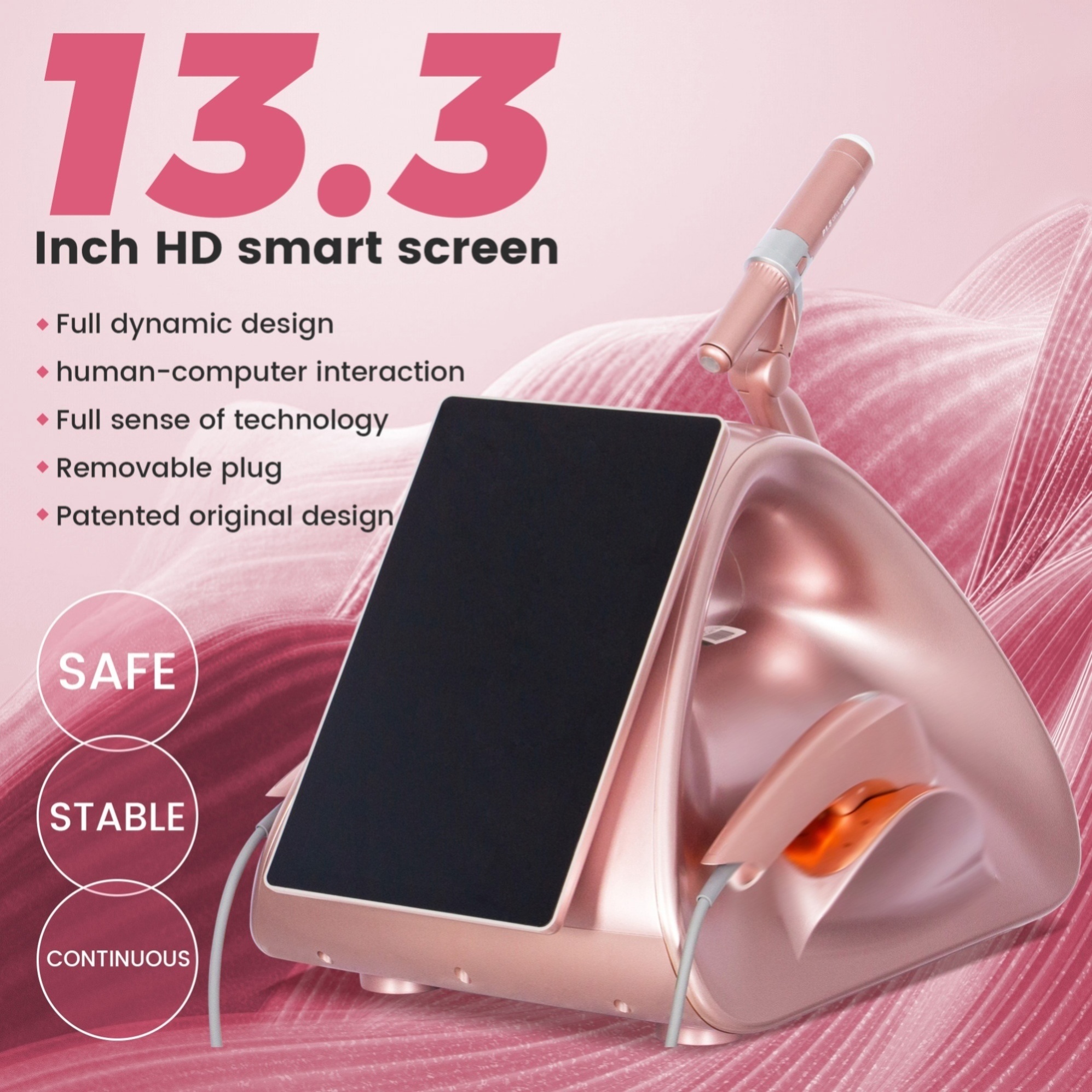 Professional TT 12D Double Lift Beauty Equipment for Face Lifting Body Firming Anti-Wrinkle Skin Rejuvenation