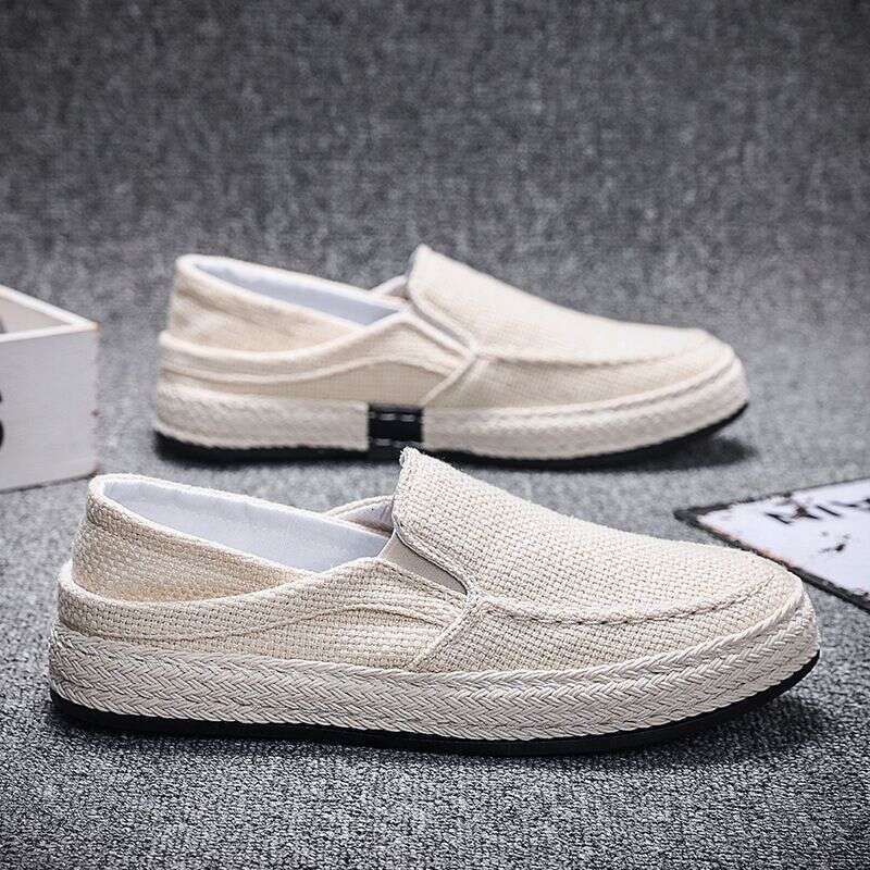 2025 Spring New Breathable Bean Men's Korean Edition Fashion Le Fu Youth Casual Trendy Shoes