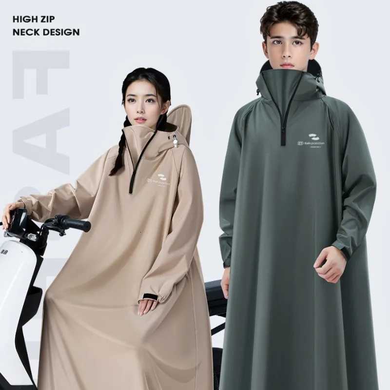Women Raincoat Men Riding Waterproof Rain Poncho Rainstorm Prevention Impermeable Motorcycle Electric Bicycle Raincoats Y250814