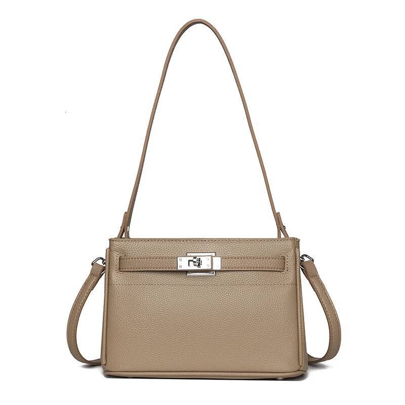 2025 Genuine Leather Women Tote Bag Fashion Cowhide Ladies Shoulder Crossbody Bags High Quality Female Handbag Sac A Main