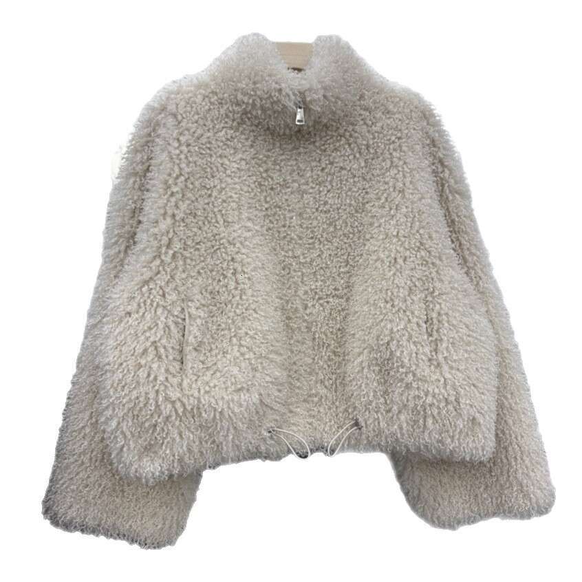 Women Winter Warm Coat Furry Lambswool Coat Turn Down Coat Thick Jacket Tops For Women Coat