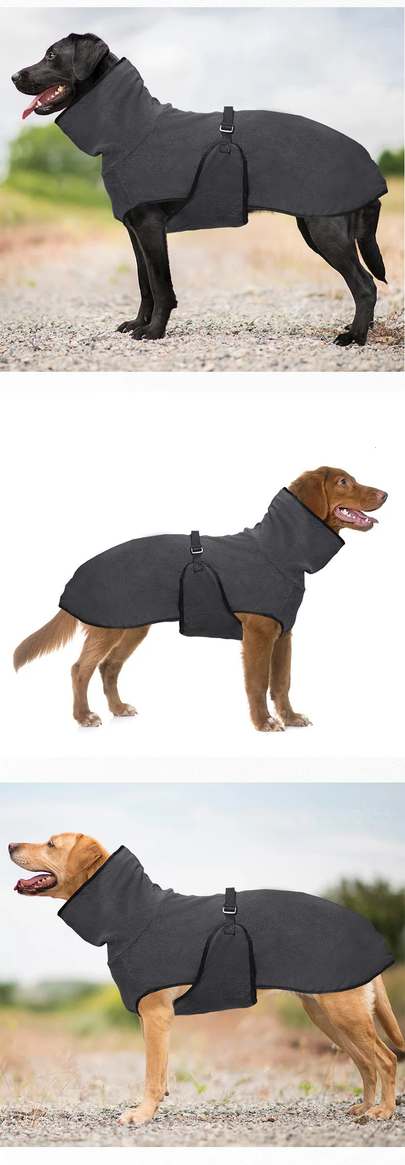 Clothes For Large Dogs Winter Warm Big Dog Vest Jacket Pet Coat Greyhound Doberman Medium 250814