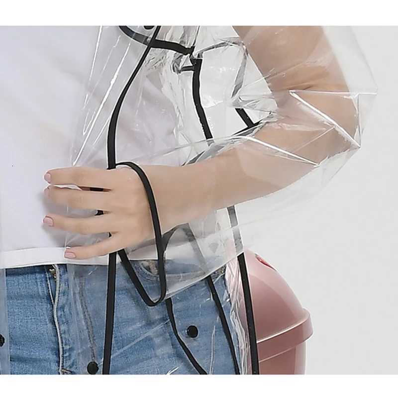 Long Transparent EVA Rain coat Women Impermeable Waterproof Cloak For Hiking Travel Camping Adult Men Raincoat Fashion Y250814