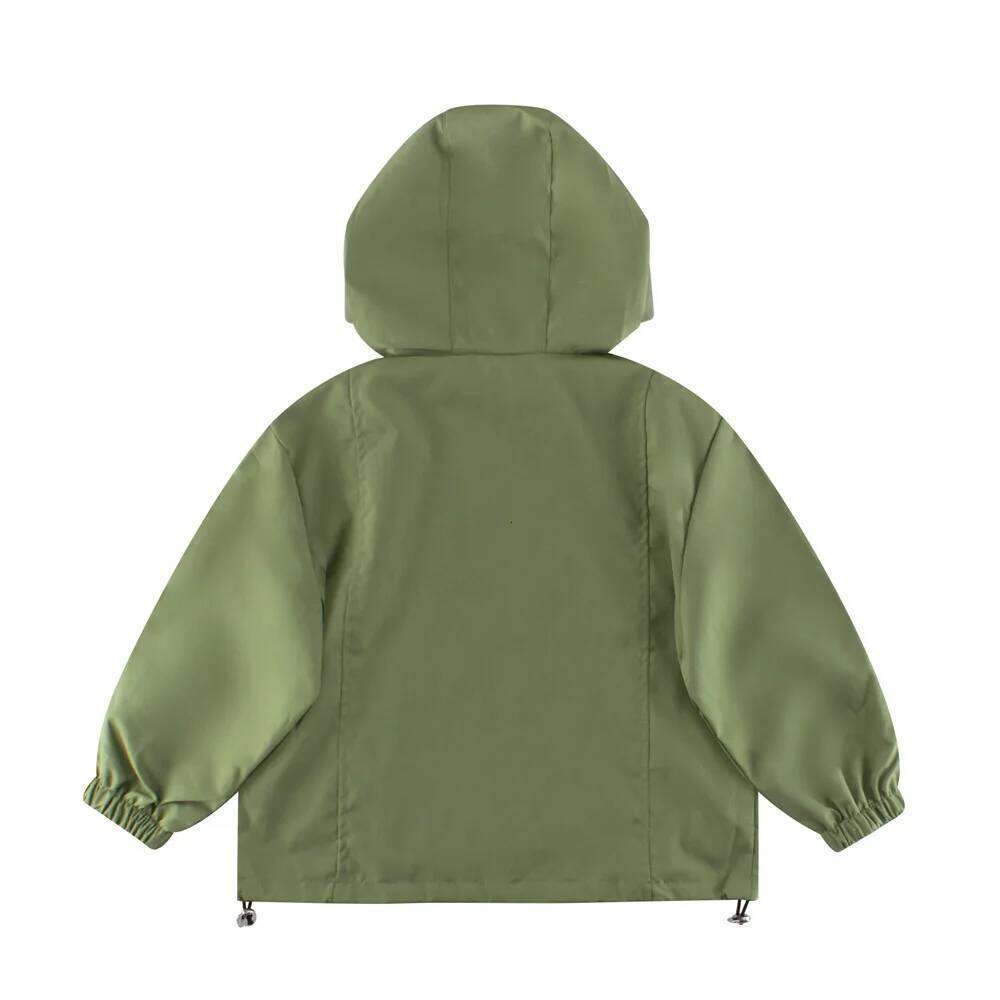 New Children's Clothing Boy Jackets Coat Autumn Kids Hooded Outdoor Windbreaker Zipper Shirt Baby Girl Clothes Outwear Tops