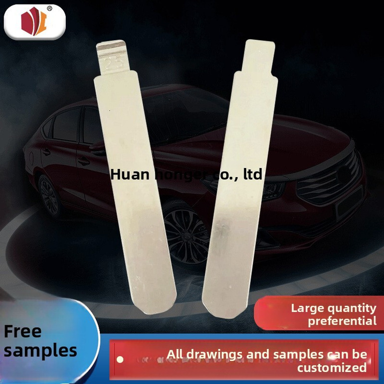 Applicable to All New Honda Models Remote Middle Slot Folding Replacement Head Car Key Blank hot-sale products