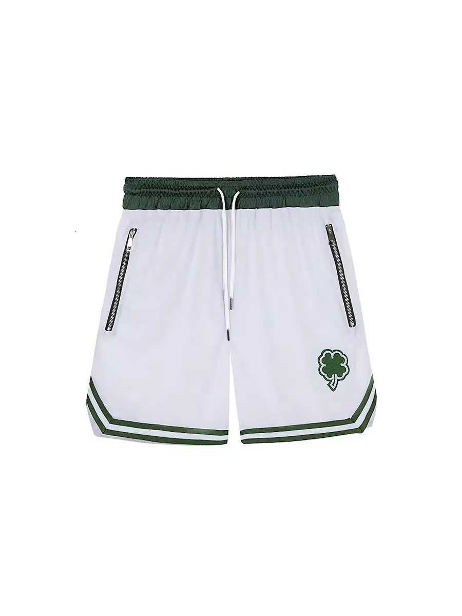 Athletic shorts Mens summer gym workout mesh breathable quick-drying zipper pocket Jogging beach basketball four point below th Y250814