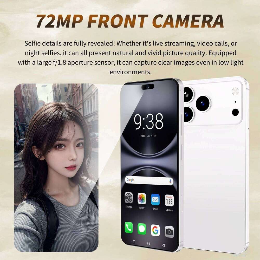 HOT New I Pro Max Original Intelligent G Card Dual Standby Android System Global Version Phones Mah Battery