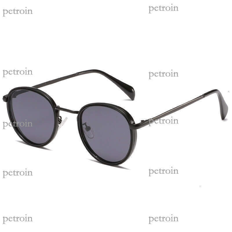 Round Frame Metal UV Protection Men and Women Classic fashion Trend Sunglasses