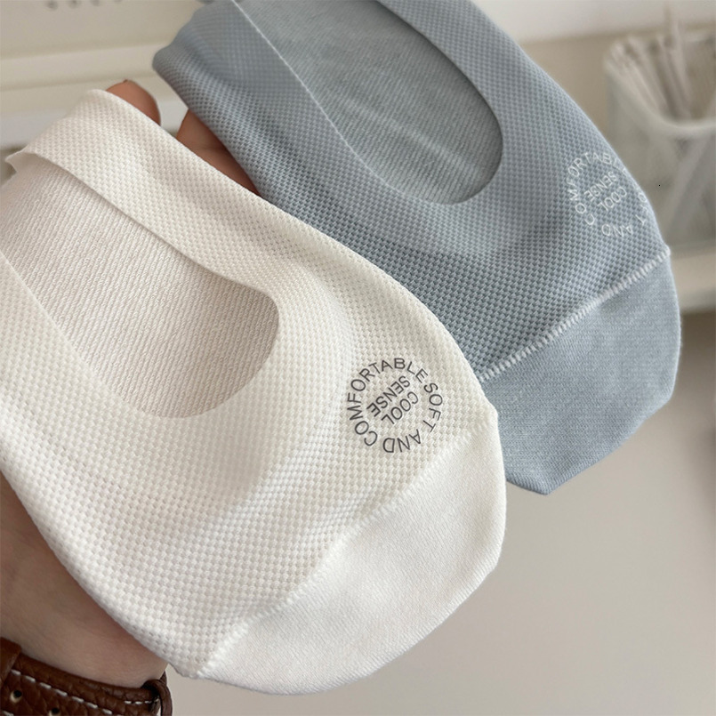 for Women, Comfortable Summer Thin Ice Silk Mesh Breathable Sweat-Absorbing Shallow Invisible Women's Socks, Solid Color Casual Boat Socks