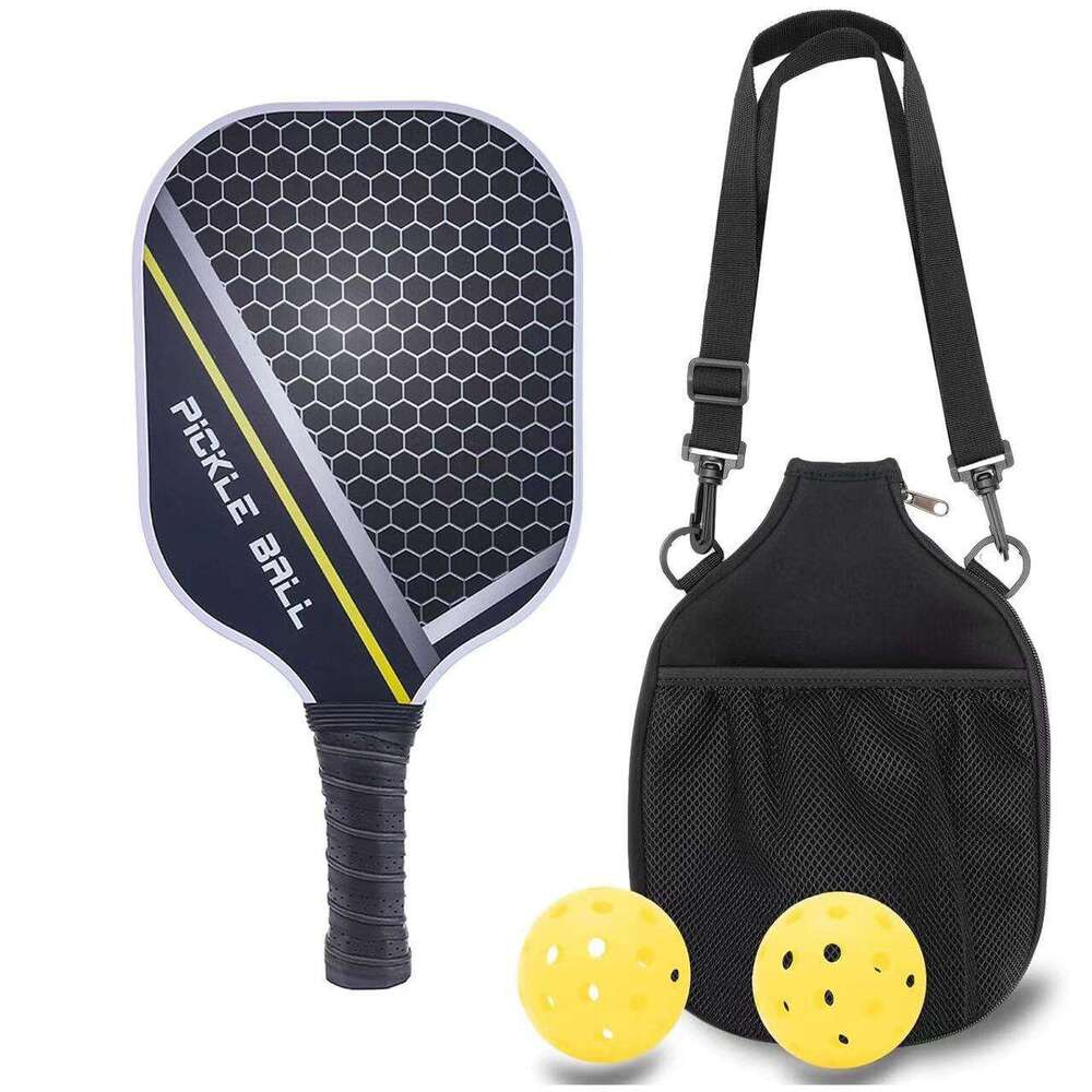 Graphite Carbon Fiber Pickleball Paddle Silicone Ball Absorber Grip Wrap Protection Set USAPA Certified Competition