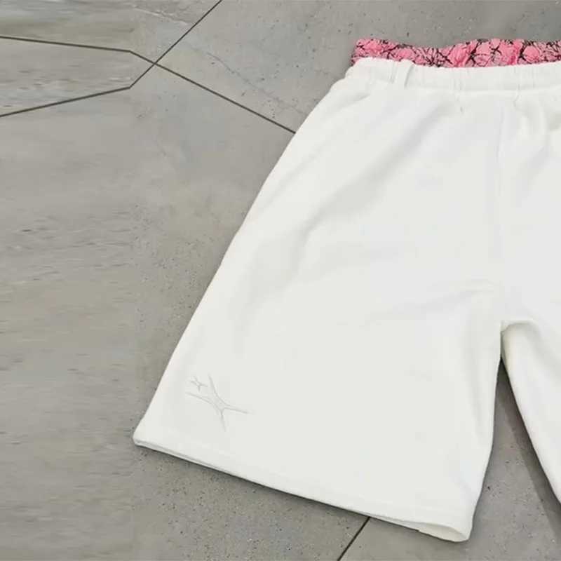 Y2K Retro Shorts Solid Color Pattern Double Waist Embroidered Streetwear Men Women Harajuku Hip Hop Casual Sports Shorts Y250814