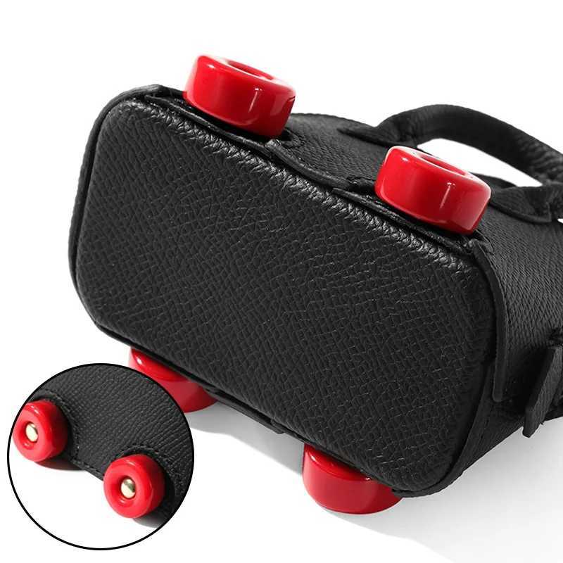 Mini PU Leather Wheeled Bag for Purses Car Keychain Lipstick Soft Storage Bag for Phones Cover New Fashion Y250815