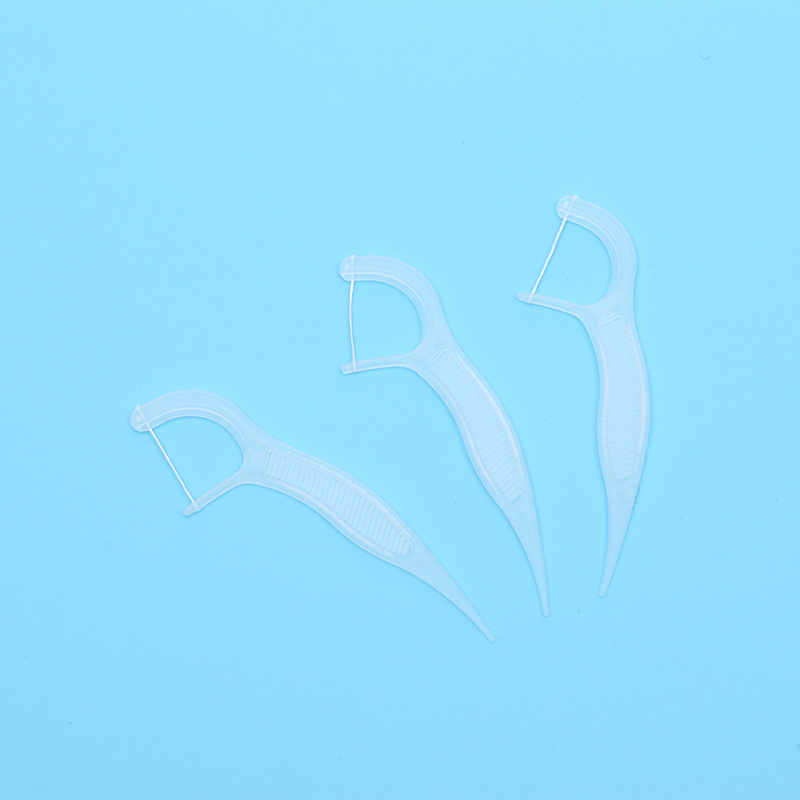 50-piece dental floss box, convenient and portable oral care tool for dining, dental flossing gadget.