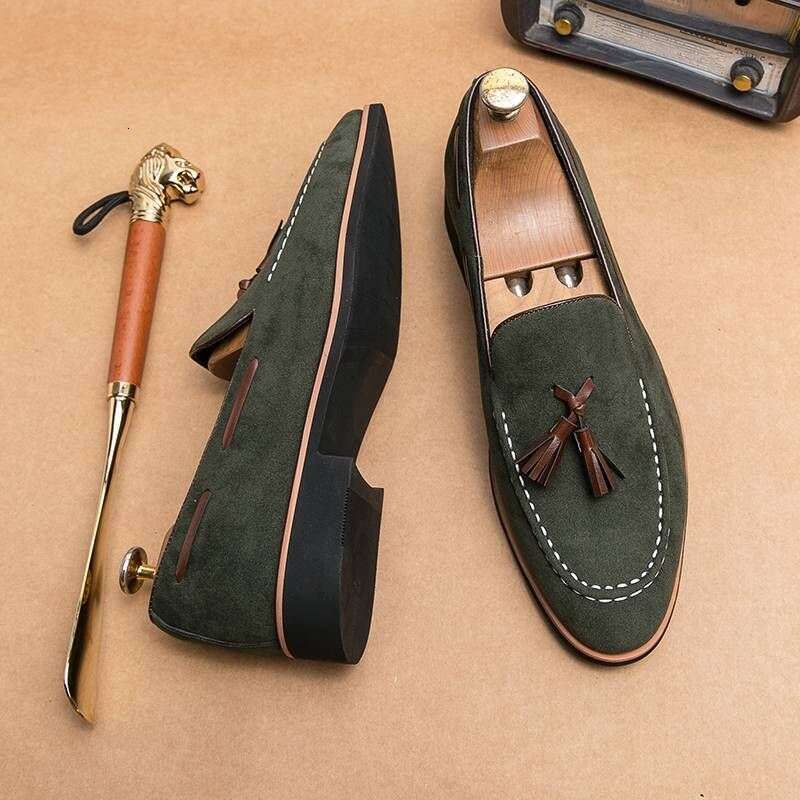 Men's ing None Slip Handmade Loafer Business Wedding Plus Size Formal Casual Shoes For Men