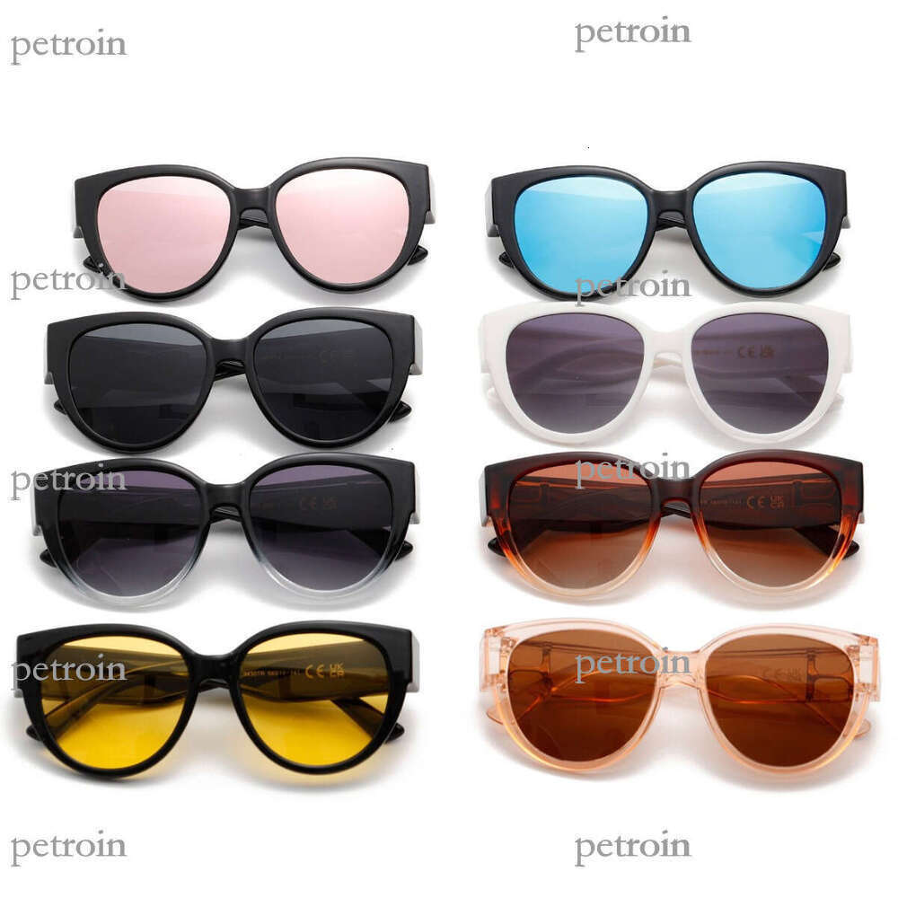 New Fashion TR Polarized Cat Eye Trendy High-end Sunglasses