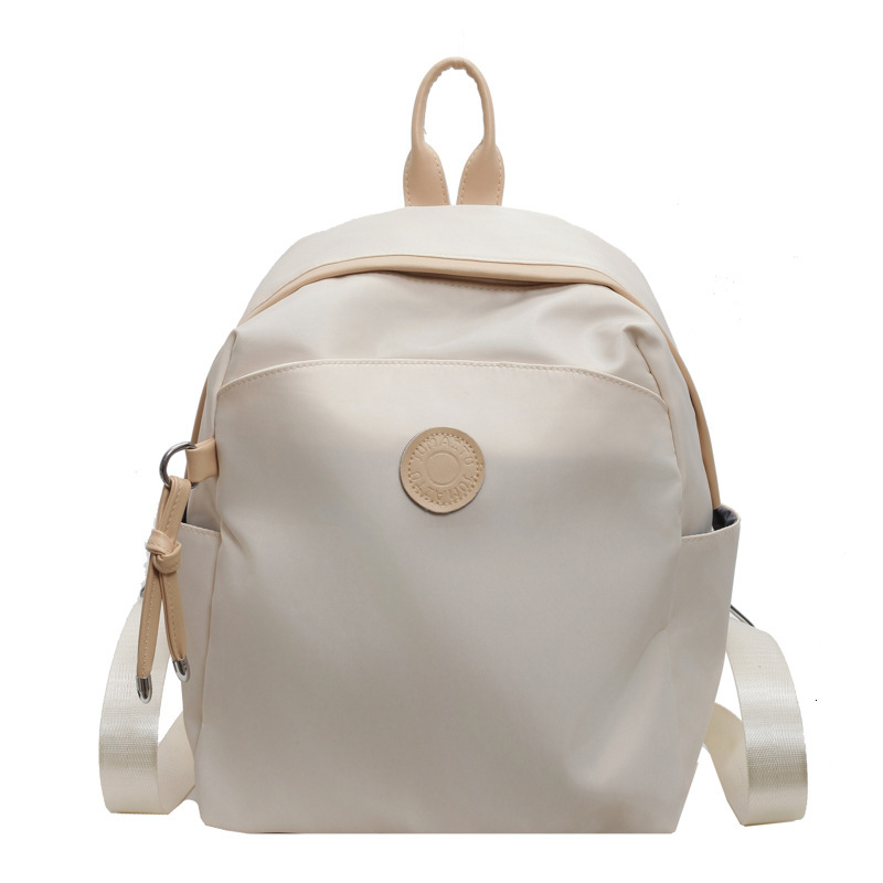 Autumn New Neutral Style Backpack Casual Women's Couple Backpack Fashionable Solid Color Large Capacity Backpack Travel Backpack Autumn New Desig