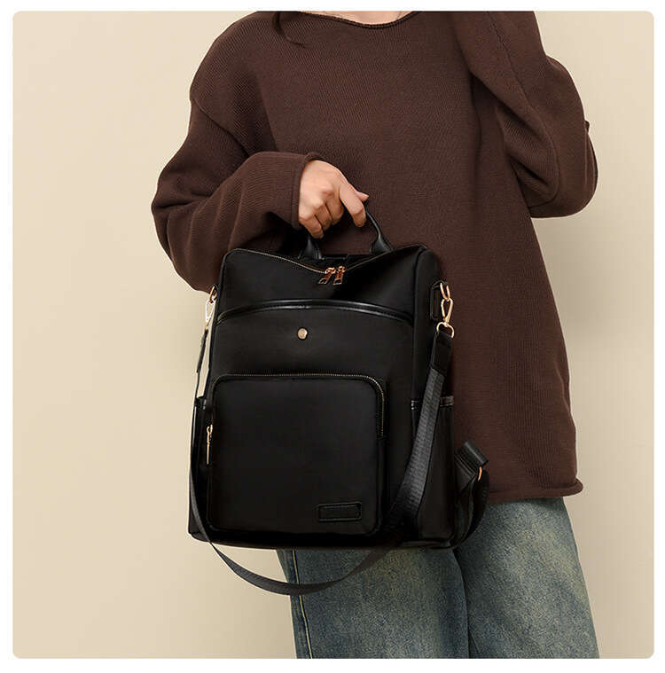 Women's New Soft Bags Designer Women Leather Texture Backpack Korean Version Fashion School Simple Solid Color Trendy Travel Bag