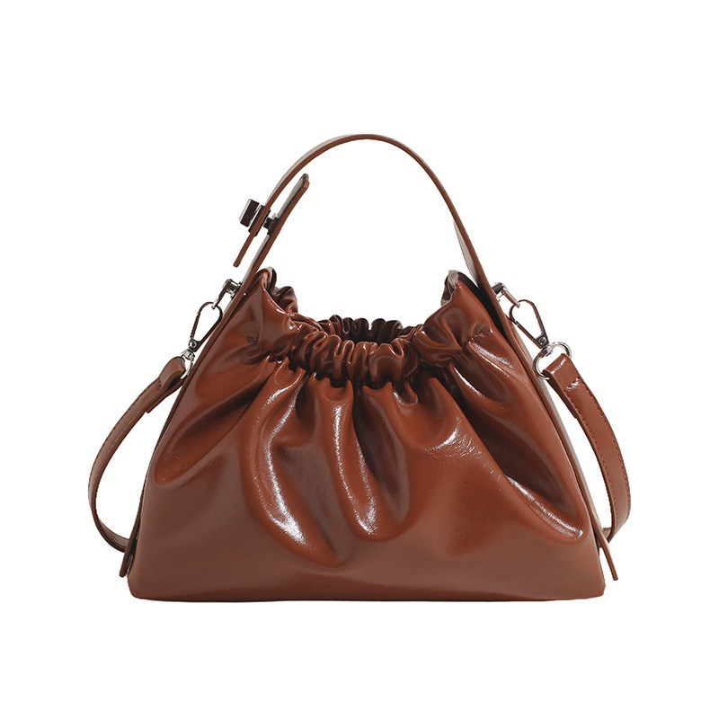 Chic Shoulder Bag Collection Featuring Intricate Pleating Ideal Accessory