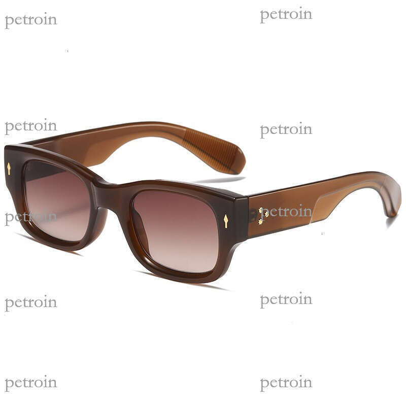 New Square Men's Driving Sunglasses, Unique Women's High-End Cool Street Style Sunglasses Trend