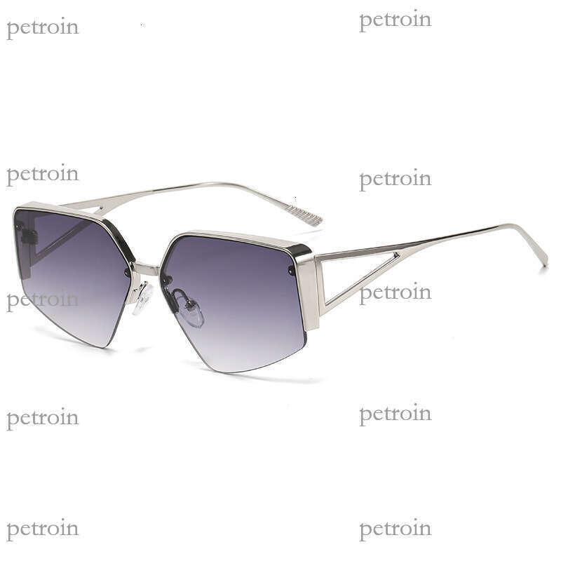 New Fashion Metal Polygonal Trendy Ins Style Unisex Sunglasses
