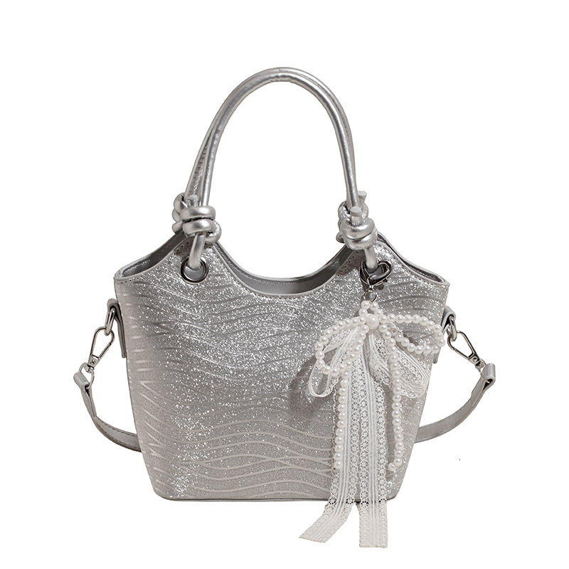 Korean Style Niche Rhinestone Sequin Handbag Free Shipping Designer Versatile Women's Commuting Shoulder Bag Luxury Leisure Shopping Crossbody Ba