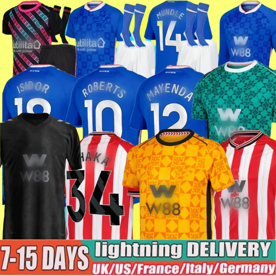 24 25 26 sunderland soccer jersey Isidor AWAY third FINAL Remembrance Retro Mayenda Rigg JOBE ROBERTS ba CLarke Ekwah 2025 2026 football shirts top men kids kit 3RD