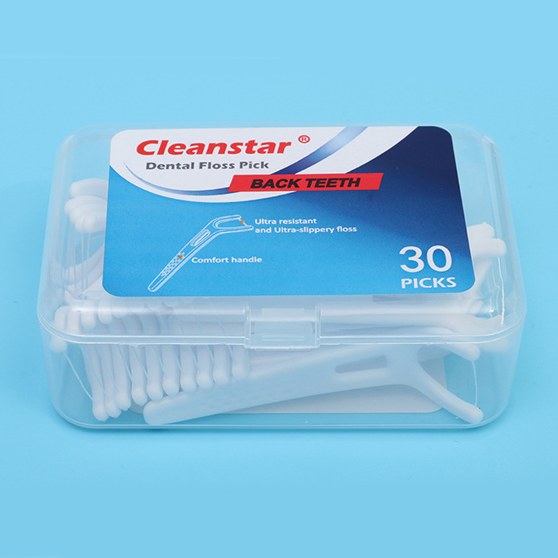 Customized dental floss sticks, multi-size disposable portable storage box, dental floss picks for home use