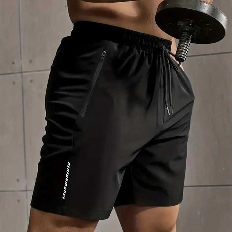 Mens Bottoms for Summer Gym Workout Running CyclingGoing Out Outfit 2025QuickDrying Breathable Drawstring Waist Sports Shorts Y250814