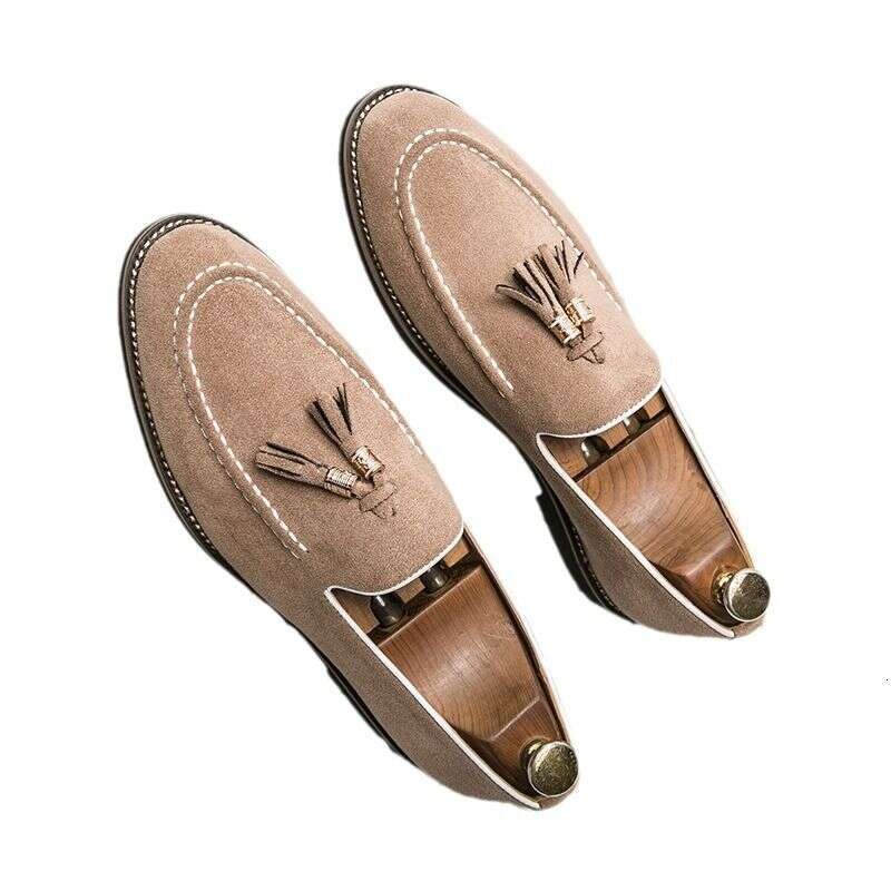 Unbeatable Quality Men's Small Leather 47 Trendy One Step Lazy British Business Leisure Flow Suarefu Shoes Large Size 46