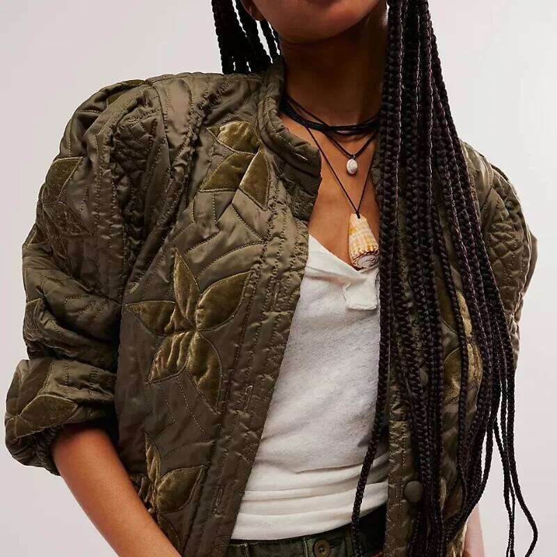 Designer Clothing 2025 Autumn Winter Printing Jacket O Neck Single Breasted Coat Long Sleeve Casual Outerwear 2024 New Bohemian High Street Lady Coats