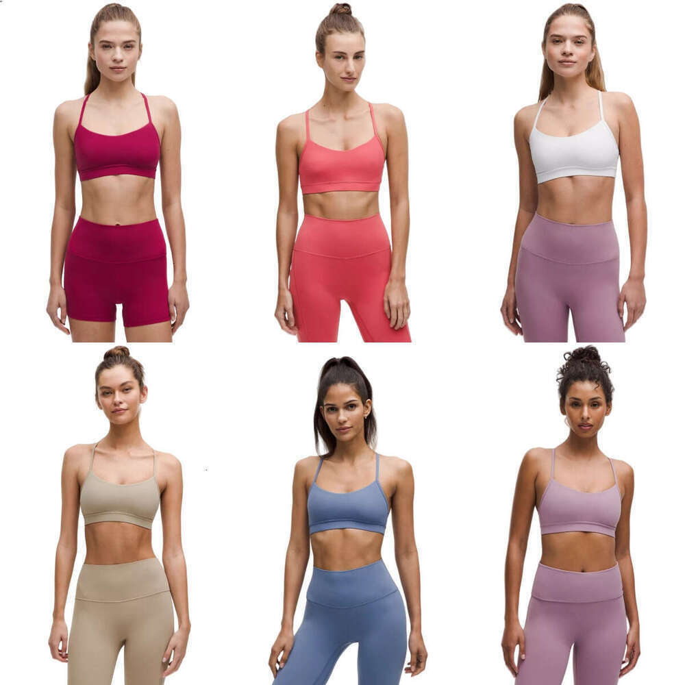 2025 New 5A Yoga Bra leggings Set Women Elastic 25 pants Sports Pant Girls Short Y Bra sets Chest Pad Bra sets