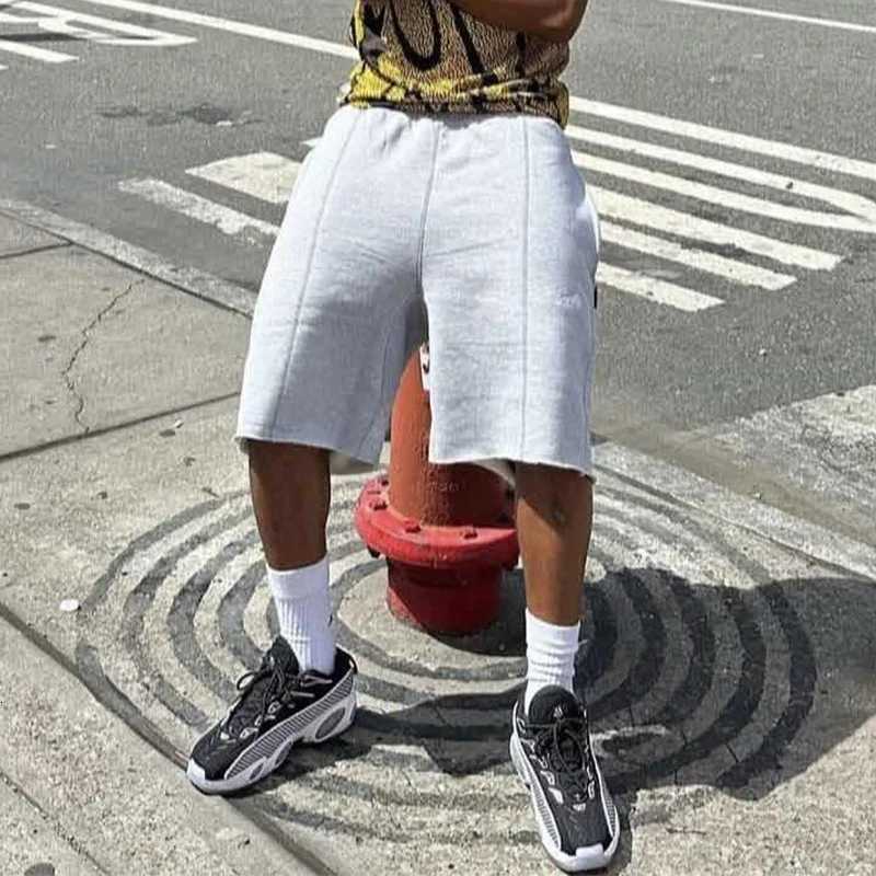 Devils Embroidered Letter High Waist Sports Pants Loose Fit Unisex Trendy Streetwear Brand Casual Leisure Shorts Y250814