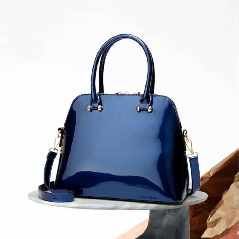 2025 New Patent Leather Women Handbag Fashion Shoulder Crossbody High Quality Daily Commuter Bag Women