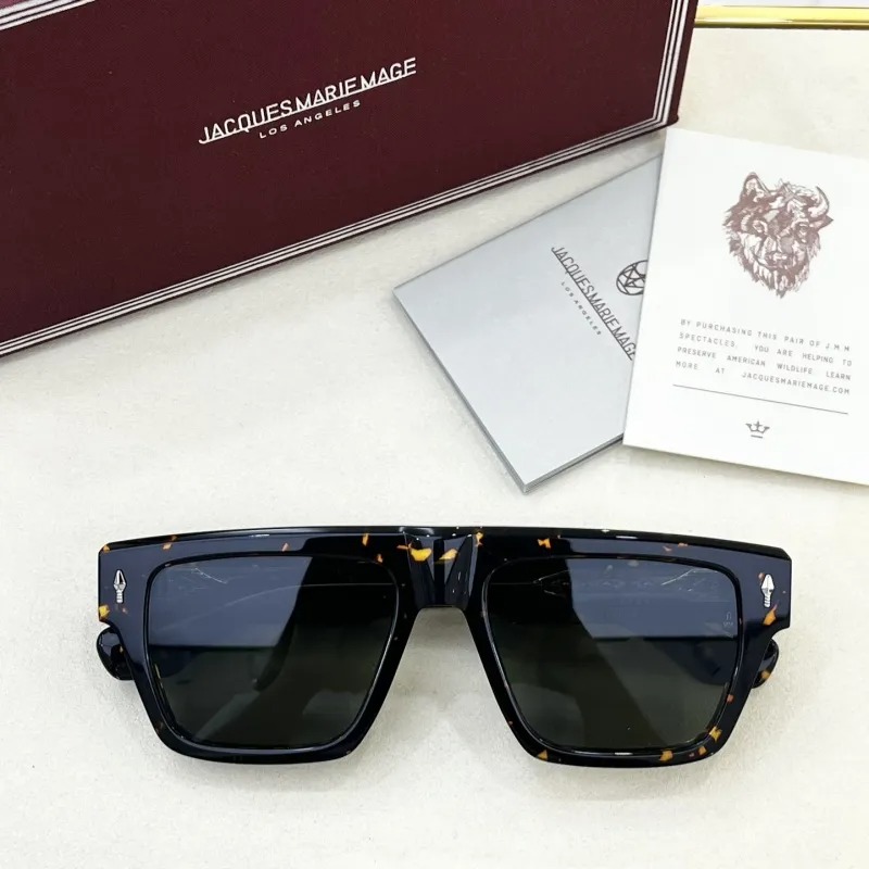 JMMs ACOMA TOP Quality Designer Sunglasses Acetate Fashion Outdoor Shades UV400 Classic Turquoise Stone Sunglasses For Men Women With Original Box Size 55-19-146