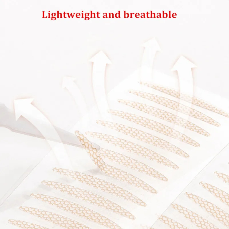 U N Y Eyelid Tape Sticker Invisible Double Fold Eyelid Paste Beige Stripe Self-adhesive Natural Eye Tape Makeup Tool 250811