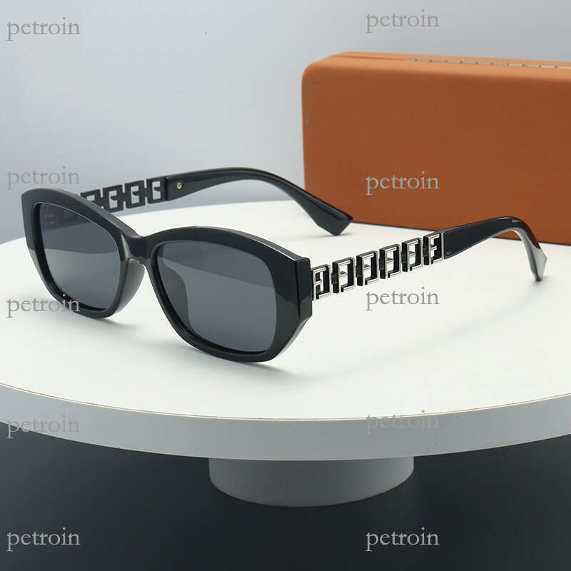 2025 New Hot-Selling Personality F Chain Fashion Internet Celebrity Sunglasses UV Protection Polarized Glasses
