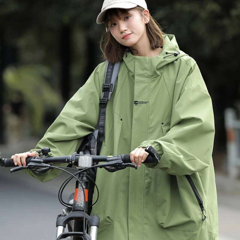 New Waterproof Hiking Women Windproof Sports Coat Hooded Windbreaker Jackets Men Outdoor Ride Climbing Running Jacket