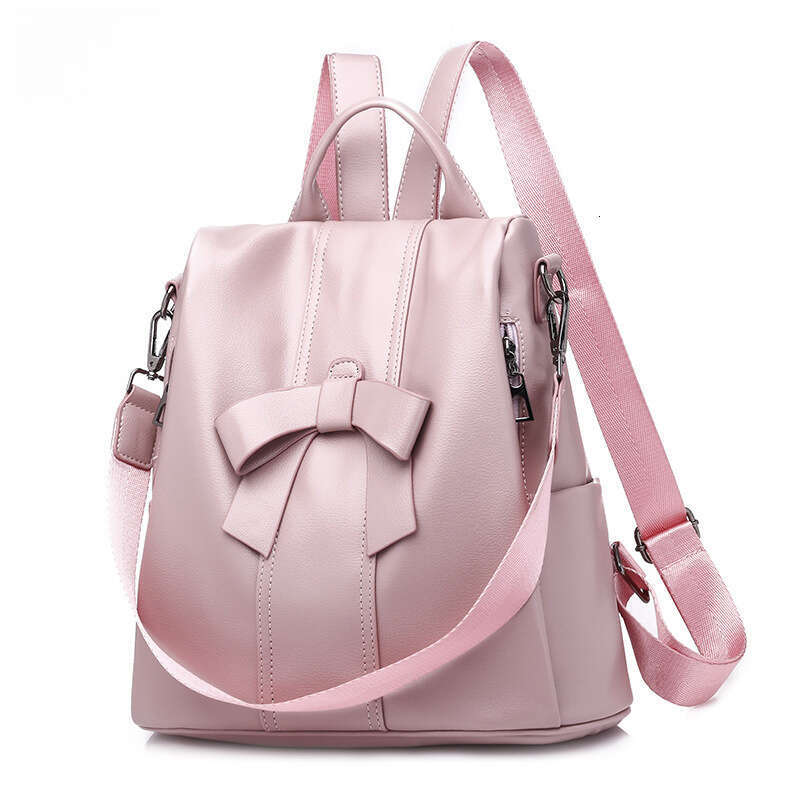 2025 New Fashion Trendy for Bags Designer Women Women Sweet Lady PU Backpack Bowknot Small Bag